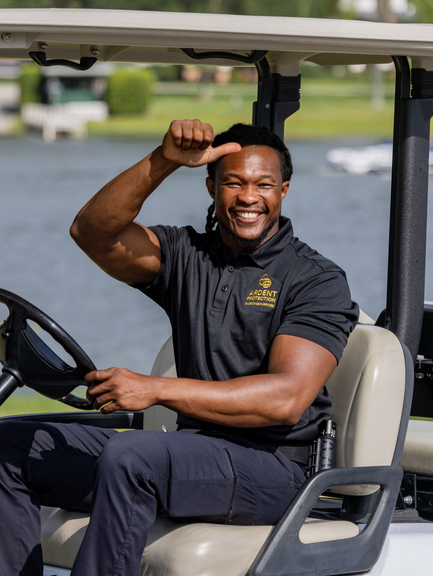 An ARDENT Officer on assignment at an event in Orlando.