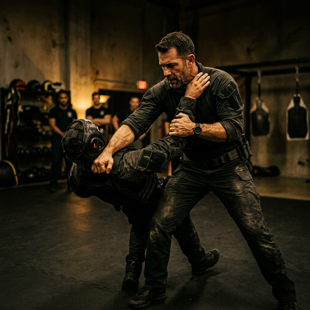 A hands-on defensive training session